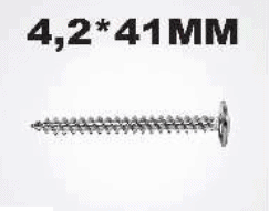 Šrouby 4,2 x 41 mm (Balení 100 ks)